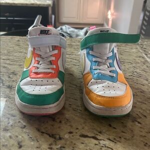 Nike Kids Colorful Sneakers - Green, Orange, Blue, Yellow